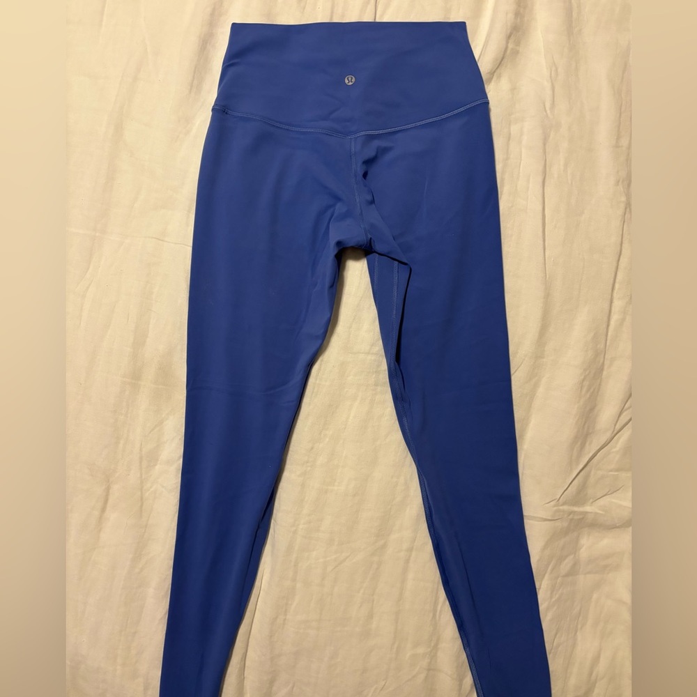 Lululemon Align high rise leggings 28” size 8 wild indigo